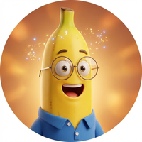 Excited banana avatar